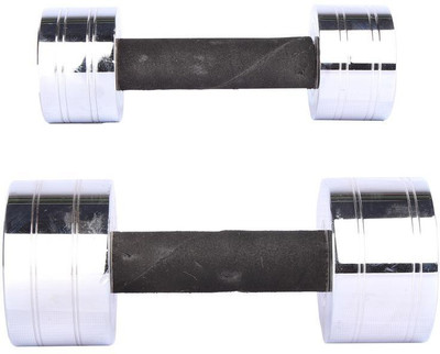 

Royal 3 Kg 1 Pc Chrome Dumbell with 7.5 Kg 1 Pc Chrome Dumbell Fixed Weight Dumbbell(10.5 Kg), Colored