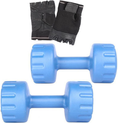 

Royal 3 Kg 1 Pc PVC Dumbell with 4 Kg 1 Pc PVC Dumbell Hand Gloves Gym & Fitness Kit