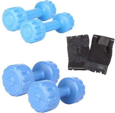 

Royal 1 Kg 2 Pc PVC Dumbell with 3 Kg 2 Pc PVC Dumbell Hand Gloves Gym & Fitness Kit