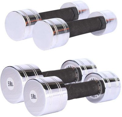 

Royal 2 Kg 2 Pc Chrome Dumbell with 5 Kg 2 Pc Chrome Dumbell Gym & Fitness Kit