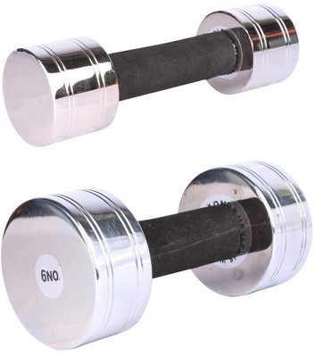 

Royal 2.5 Kg 1 Pc Chrome Dumbell with 6 Kg 1 Pc Chrome Dumbell Gym & Fitness Kit