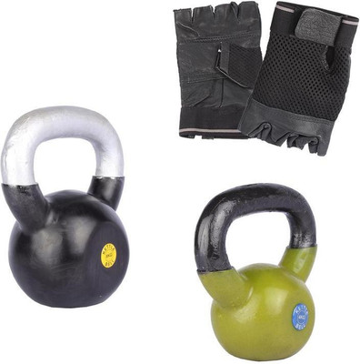 

Royal 4 Kg 1 Pc Kettle Bell with 8 Kg 1 Pc Kettle Bell Hand Gloves Gym & Fitness Kit