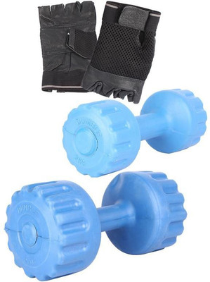 

Royal 2 Kg 1 Pc PVC Dumbell with 5 Kg 1 Pc PVC Dumbell Hand Gloves Gym & Fitness Kit