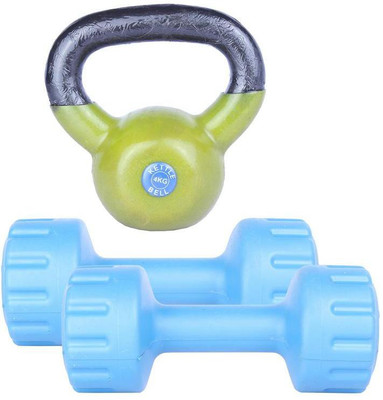 

Royal 2 Kg 2 Pc PVC Dumbell with 4 Kg 1 Pc Kettle Bell Gym & Fitness Kit
