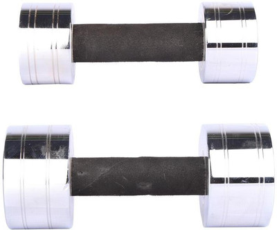 

Royal 4 Kg 1 Pc Chrome Dumbell with 7.5 Kg 1 Pc Chrome Dumbell Fixed Weight Dumbbell(11.5 Kg), Colored