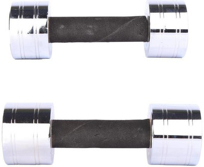 

Royal 3 Kg 1 Pc Chrome Dumbell with 5 Kg 1 Pc Chrome Dumbell Fixed Weight Dumbbell(8 Kg), Colored