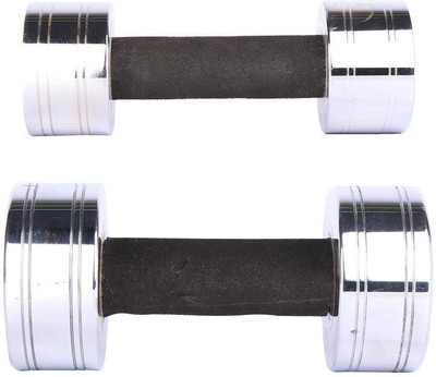 

Royal 4 Kg 1 Pc Chrome Dumbell with 6 Kg 1 Pc Chrome Dumbell Gym & Fitness Kit