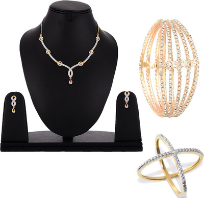 

Zeneme Alloy Jewel Set(Multicolor)