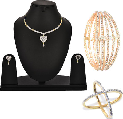 

Zeneme Alloy Jewel Set(Multicolor)