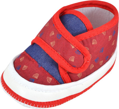 

Instabuyz Boys & Girls Velcro Casual Boots(Red