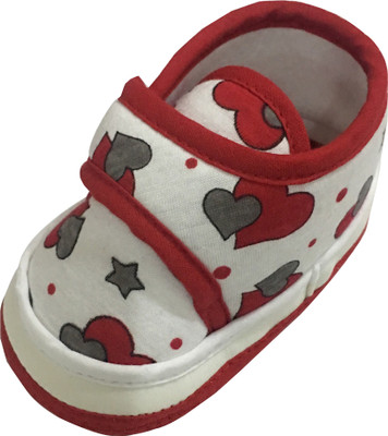 

Instabuyz Boys & Girls Velcro Casual Boots(Red