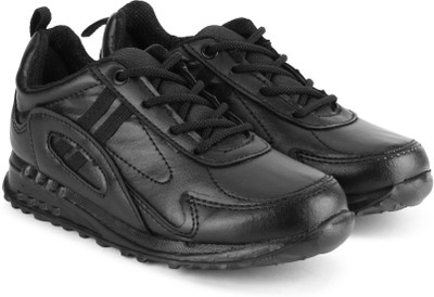 Force 10 Boys Lace Running Shoes(Black
