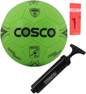 Cosco Rio ( Kids ) Football With Football Hand Pump Football Kit available at flipkart for Rs.435