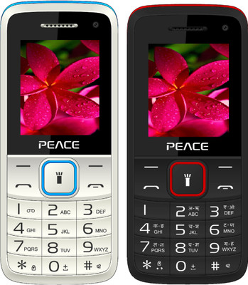 Peace Knight Combo of Two Mobiles(White $$ Blue & Black $$ Red)