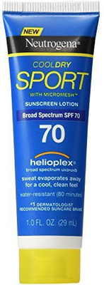 

Neutrogena Cooldry Sport Sunscreen Lotion Broad Spectrum Spf 70(29.58 ml)
