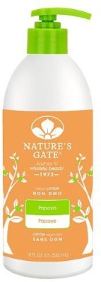 

Nature's Gate Papaya Moisturizing Lotion For All Skin Types Bottles (pack Of 2)(532 ml)