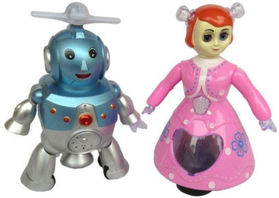 

DMPL fastdeal Musical Dancing Robot And Dancing Doll(Multicolor)