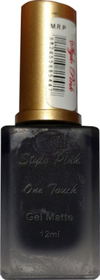 

Silky Soft Cream matte nail paint black