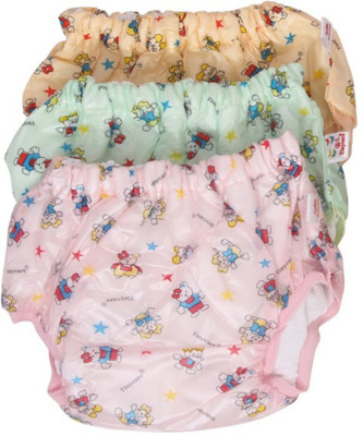 

ATXP High Quality Baby Plastic Pant Printed, Pink;peach;blue;yellow;green