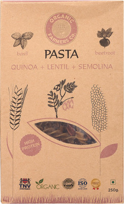 

Organic Farmers Co Quinoa Semolina Lentil Pasta Fusilli Pasta(Pack of 2, 250 g)