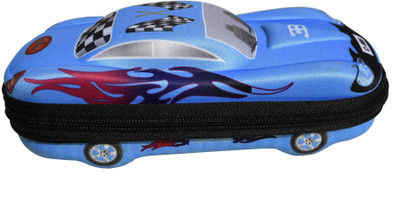 

13-HI-13 Cartoon Character Art Polyester Pencil Box(Set of 1, Multicolor)