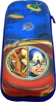 

Mcnt avengers 3D Art Art Artificial Leather Pencil Box(Set of 1, Dark Blue)