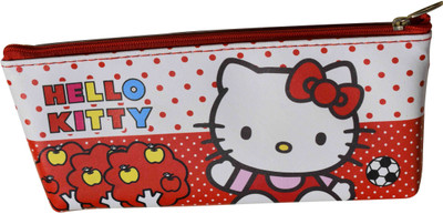 

13-HI-13 Cartoon Character Art Polyester Pencil Box(Set of 1, Multicolor)