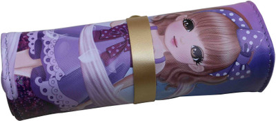 

13-HI-13 Cartoon Character Art Polyester Pencil Box(Set of 1, Multicolor)