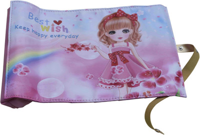 

13-HI-13 Cartoon Character Art Polyester Pencil Box(Set of 1, Multicolor)