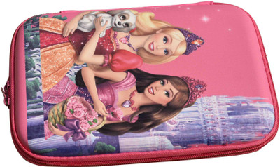 

13-HI-13 Cartoon Character Art Polyester Pencil Box(Set of 1, Multicolor)