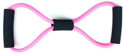 

QUINERGYS ® Spanish pink - Resistance Exercise Band - Stretch Fitness Band Figure 8 Exercise Cords For Yoga Fitness Workout Resistance Tube(Multicolor)
