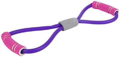 

QUINERGYS ™ Liseran purple - Resistance Training Bands Tube Workout Exercise For Yoga 8 Type Bodybuilding Muscle Expander Developer Fitness Equipment Resistance Tube(Purple)