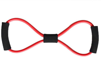 

QUINERGYS ® Scarlet - Unique Figure Eight/ 8 Heavy Resistance Ultra Premium Toner Resistance Muscle Isolation Strength Training Exercise Band Resistance Tube(Red)