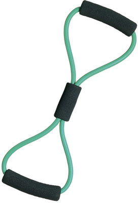 

QUINERGYS ® Fern green - Resistance Exercise Band - Stretch Fitness Band Figure 8 Exercise Cords For Yoga Fitness Workout Resistance Tube(Green)
