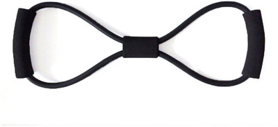 

QUINERGYS ™ Dense Black - Resistance Exercise Band - Stretch Fitness Band Figure 8 Exercise Cords For Yoga Fitness Workout Resistance Tube(Black)