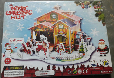 

Goyal Traders 4 in 1 Meery Christmas 3d Puzzle(4 Pieces)