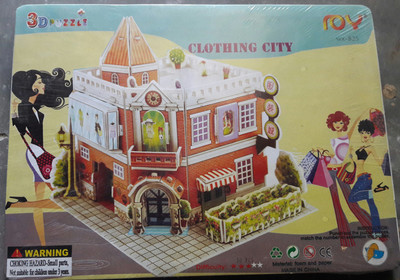 

Goyal Traders 4 in 1 Clothing City House 3D Puzzle(4 Pieces)