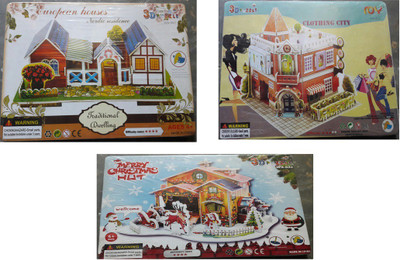 

Goyal Traders 12 in 1 3D Puzzle Set(12 Pieces)