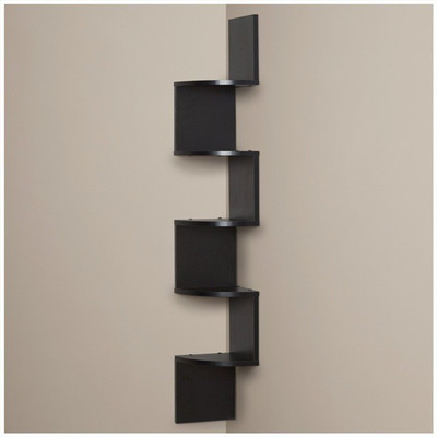 

Skwood MDF Wall Shelf(Number of Shelves - 1, Black)