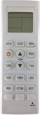 LipiWorld 3636 AC Remote Compatible For ONIDA/VOLTAS AC Remote Controller(White)
