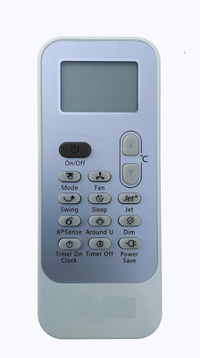 

LipiWorld 159 AC Remote Compatible For WHIRLPOOL AC Remote Controller(White)