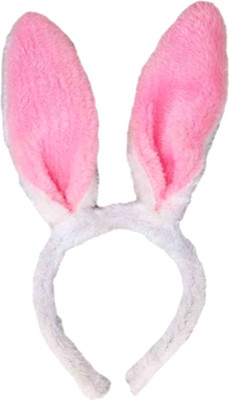 

Aone Rabbit Hairband Pink Hairband Soft and cute Party Hair Accessory Set for Kids and Adults for return gift Role Play toy Costume