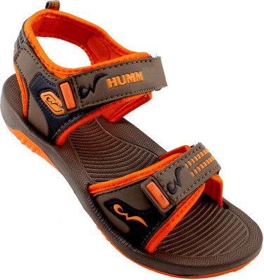 

Claptrap Men Orange Sports Sandals