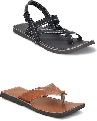 

Paduki Men Black Flats