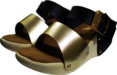 

Fashionitz Women Black Wedges