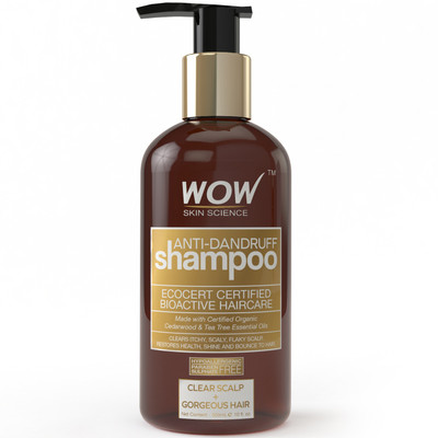 

WOW Skin Science Anti Dandruff No Parabens & Sulphates Shampoo(300 ml)