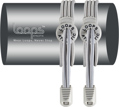 

Loops Athletic No Tie Laces: Elastic Laces with Patented Design to help you Train Insane, For Running, Marathons Mountaineering, Triathlon, Golf, Football, Tennis and other Athletic Activities, For Men, Women, Kids, Senior Citizens, Special needs, 100% Sa