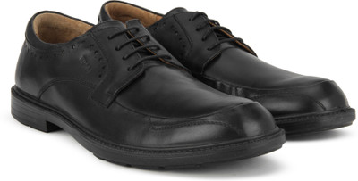 Buy Woods Genuine Leather by Woodland Lace Up Shoes For Men Brown