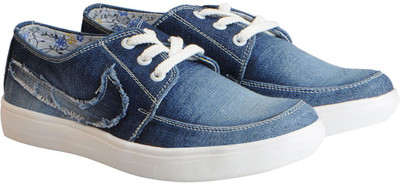 

FAUSTO Canvas Stylish Sneakers For Women(Navy, Navy blue