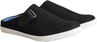 

FAUSTO Canvas Clogs For Men(Black